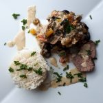 Straußensteak mediterran überbacken